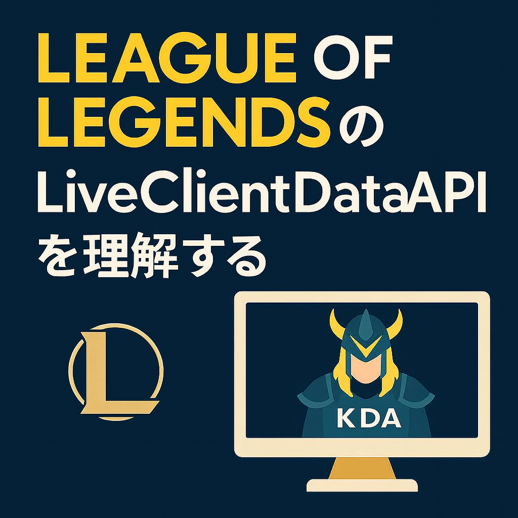 LoL LiveClientDataAPIのアイキャッチ